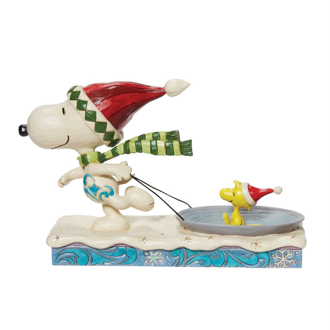 NEW- Snoopy w/ Woodstock on Saucer - PRE-ORDER NOW!