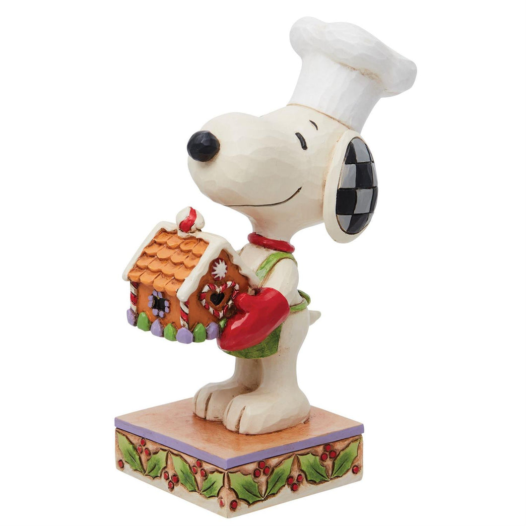 NEW -Snoopy with Gingerbread House