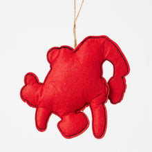 Load image into Gallery viewer, NEW - PRE-ORDER NOW!  Felt Max in Santa Hat Ornament
