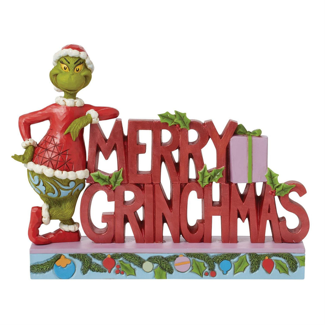 NEW- Grinch Merry Grinchmas Word