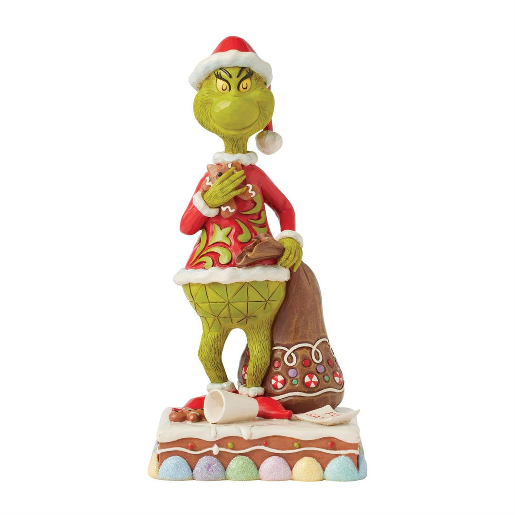 NEW - PRE-ORDER NOW! Grinch Eating Gingerbread Fig