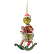 Load image into Gallery viewer, NEW - PRE-ORDER NOW Grinch on Rocking Horse Orn
