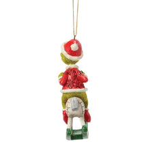 Load image into Gallery viewer, NEW - PRE-ORDER NOW Grinch on Rocking Horse Orn

