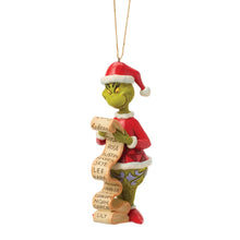 Load image into Gallery viewer, NEW - PRE-ORDER NOW Grinch with List Ornament
