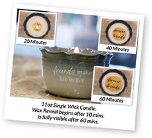 Load image into Gallery viewer, Friends - 11 oz - 100% Soy Wax Reveal Candle
