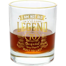 Load image into Gallery viewer, 70 Years 8 oz Rocks Glass
