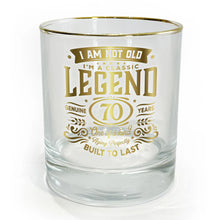 Load image into Gallery viewer, 70 Years 8 oz Rocks Glass
