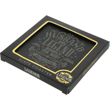 Load image into Gallery viewer, Husband 4&quot; Slate Coaster
