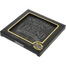 Load image into Gallery viewer, Son 4&quot; Slate Coaster
