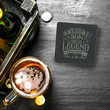 Load image into Gallery viewer, Son 4&quot; Slate Coaster

