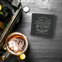 Load image into Gallery viewer, Golf 4&quot; Slate Coaster
