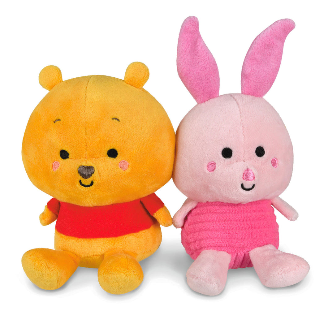 Hallmark Better Together Disney Winnie the Pooh and Piglet Magnetic Plush, 5