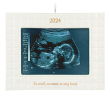 Load image into Gallery viewer, So Very Loved 2024 Porcelain Photo Frame Ornament

