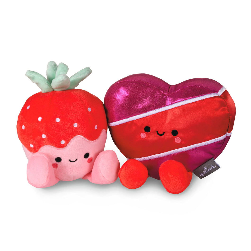Better Together Strawberry and Chocolates Magnetic Plush Pair, 5.5