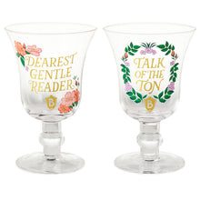 Load image into Gallery viewer, NEW- Bridgerton Floral-Patterned Glass Goblets
