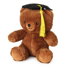 Load image into Gallery viewer, Brown Bear in Grad Cap Plush, 8.5"
