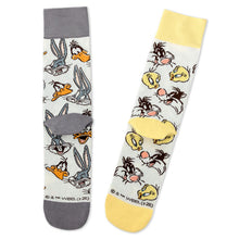 Load image into Gallery viewer, Bugs, Daffy, Tweety and Sylvester Novelty Crew Socks
