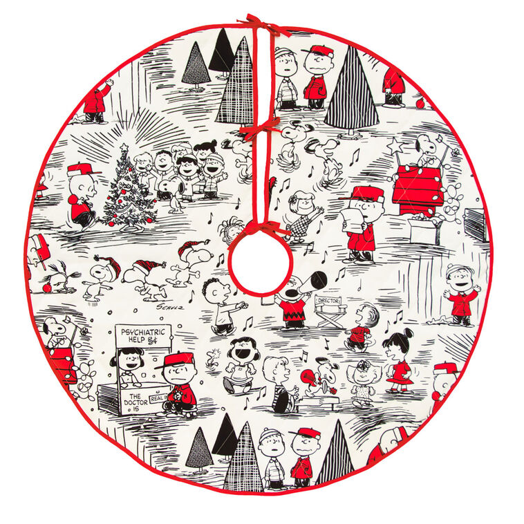 Peanuts® Fabric Hallmark Tree Skirt, 40