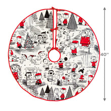 Load image into Gallery viewer, Peanuts® Fabric Hallmark Tree Skirt, 40&quot;
