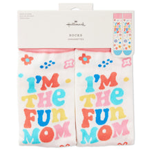 Load image into Gallery viewer, I&#39;m the Fun Mom Novelty Crew Socks
