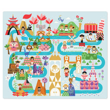 Load image into Gallery viewer, Disney It&#39;s a Small World Map Throw Blanket, 60x52
