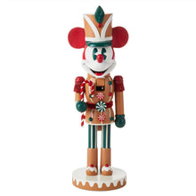 Load image into Gallery viewer, Disney Mickey Mouse Gingerbread Nutcracker Figurine, 13.5"
