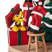 Load image into Gallery viewer, Disney Mickey Mouse and Friends Christmas Musical Figurine With Light and Motion
