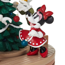 Load image into Gallery viewer, Disney Mickey Mouse and Friends Christmas Musical Figurine With Light and Motion
