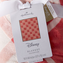 Load image into Gallery viewer, Disney Mickey Mouse Ears Peppermint Plaid Throw Blanket, 50x60
