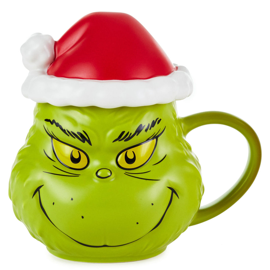Dr. Seuss's How the Grinch Stole Christmas!™ Grinch Santa Sculpted Mug With Sound, 21 oz.