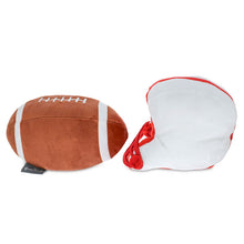 Load image into Gallery viewer, Better Together Football and Helmet Magnetic Plush Pair, 5" H
