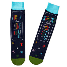 Load image into Gallery viewer, Working None to Five Retirement Novelty Crew Socks
