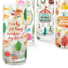 Load image into Gallery viewer, NEW - Gilmore Girls Seasons of Stars Hollow Drinking Glasses, Set of 4
