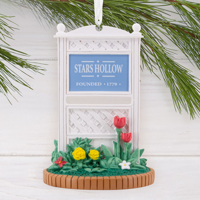 Gilmore Girls Stars Hollow Sign Christmas Ornament