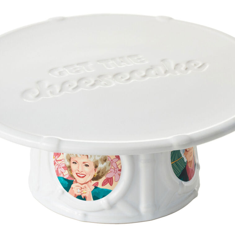 The Golden Girls “Get the Cheesecake” Cake Stand