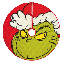 Load image into Gallery viewer, Dr. Seuss&#39;s How the Grinch Stole Christmas!™ Fabric Hallmark Tree Skirt, 40&quot;
