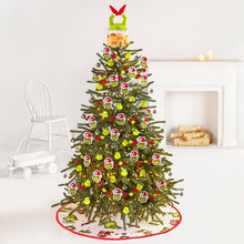 Load image into Gallery viewer, Dr. Seuss&#39;s How the Grinch Stole Christmas!™ Fabric Hallmark Tree Skirt,
