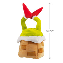 Load image into Gallery viewer, Dr. Seuss&#39;s How the Grinch Stole Christmas!™ Plush Fabric Hallmark Tree Topper, 13.75&quot;
