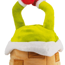 Load image into Gallery viewer, Dr. Seuss&#39;s How the Grinch Stole Christmas!™ Plush Fabric Hallmark Tree Topper, 13.75&quot;
