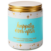 Load image into Gallery viewer, Happily Ever After Orange and Sparkling Pear Scented Jar Candle, 7 oz.
