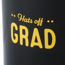 Load image into Gallery viewer, Hats Off Grad Sculpted Mug With Grad Cap Lid 15oz
