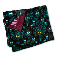Load image into Gallery viewer, Disney The Haunted Mansion Glow-in-the-Dark Two-Sided Throw Blanket, 50x60
