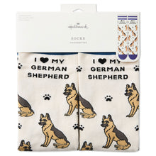 Load image into Gallery viewer, I Love My German Shepherd Novelty Socks
