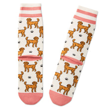 Load image into Gallery viewer, I Love My Yellow Lab Crew Socks

