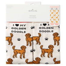 Load image into Gallery viewer, I Love My Yellow Lab Crew Socks
