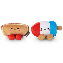 Load image into Gallery viewer, NEW- Better Together Hot Dog and Bomb Pop Magnetic Plush Pair, 3.5&quot;
