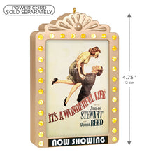 Load image into Gallery viewer, It's a Wonderful Life 80th Anniversary Now Showing Ornament With Light
