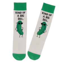Load image into Gallery viewer, Kind of a Big Dill Novelty Crew Socks
