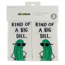Load image into Gallery viewer, Kind of a Big Dill Novelty Crew Socks
