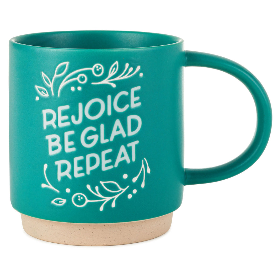 Rejoice Be Glad Repeat Mug, 16 oz.